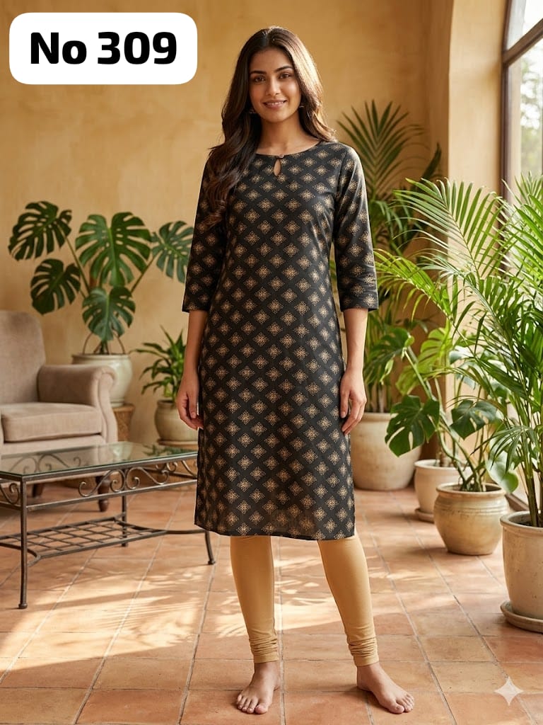 Dailywear Rayon Kurtis (No 309)