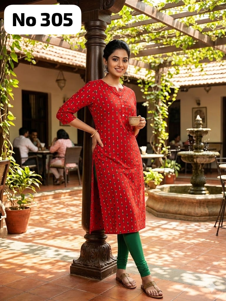 Dailywear Rayon Kurtis (No 305)