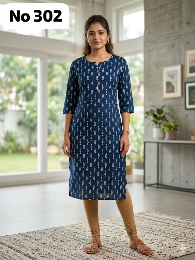 Dailywear Rayon Kurtis (No 302)