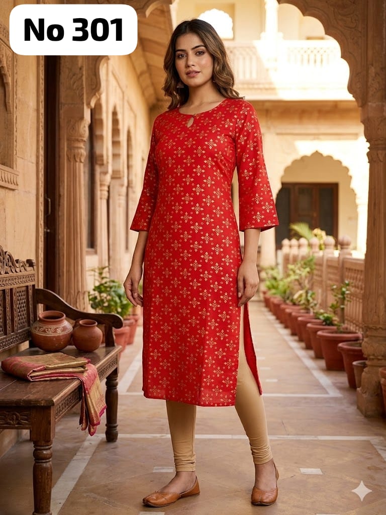 Dailywear Rayon Kurtis (No 301)