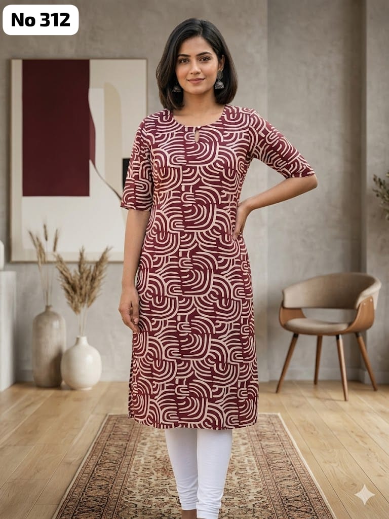 Dailywear Rayon Kurtis (No 312)