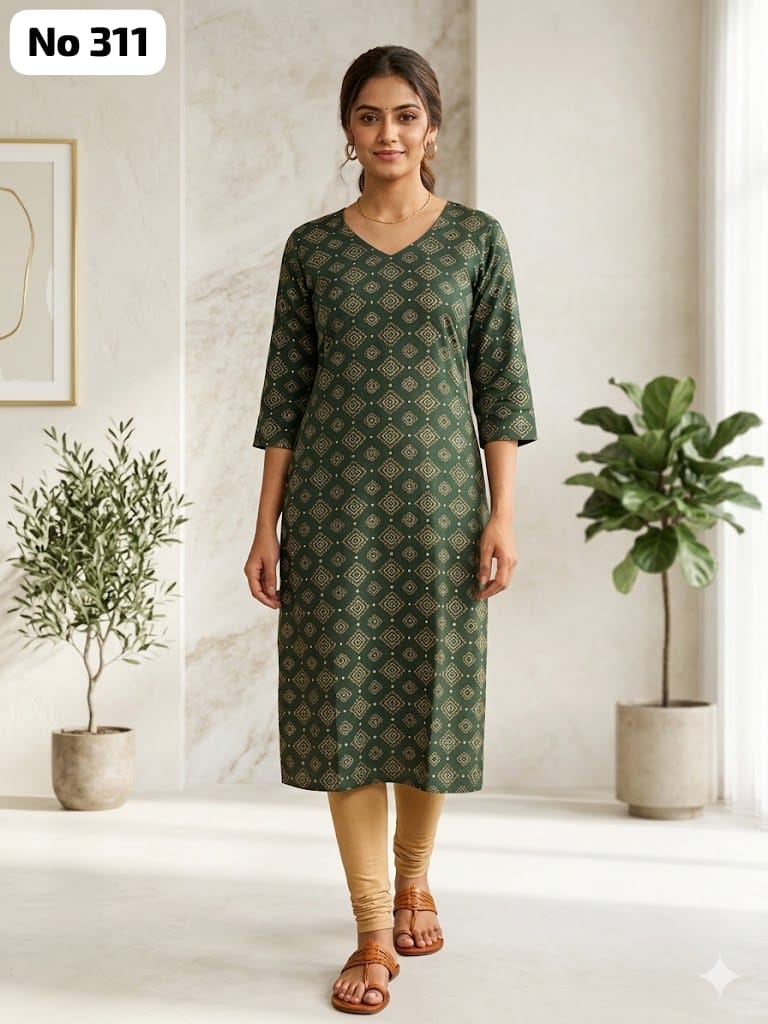 Dailywear Rayon Kurtis (No 311)