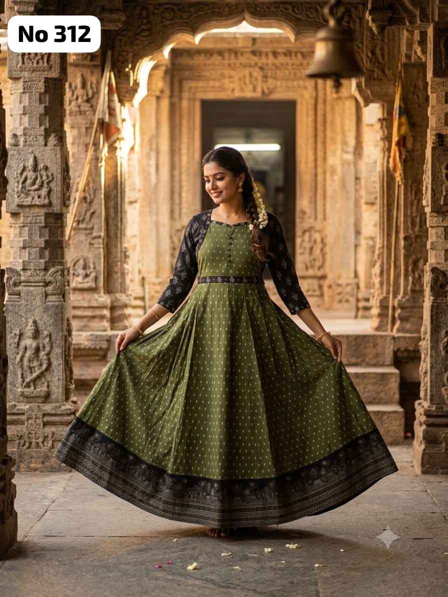 Silk Anarkali Gown (No 312)