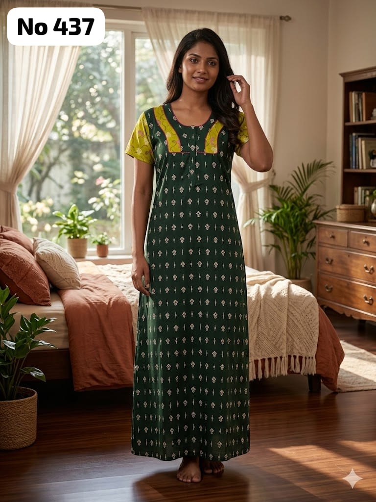 Premium Zip Nighty (No 437)