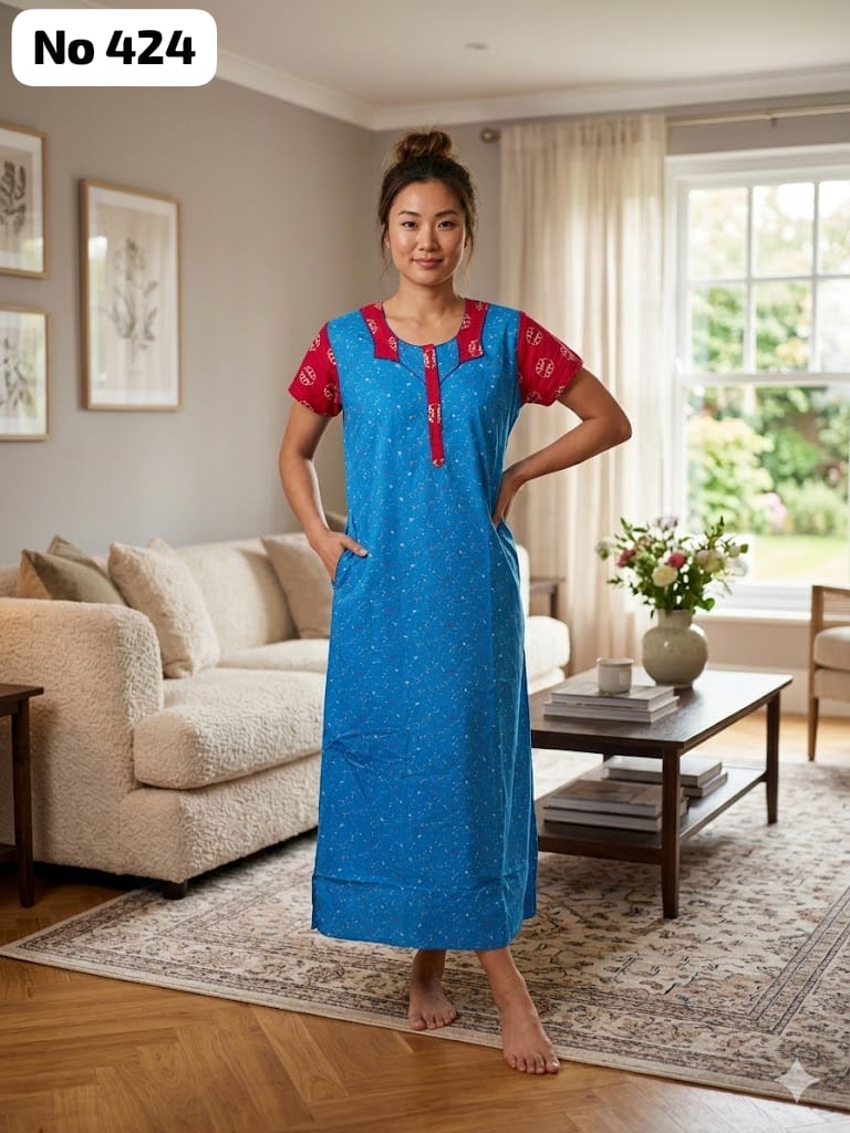 Premium Zip Nighty (No 424)