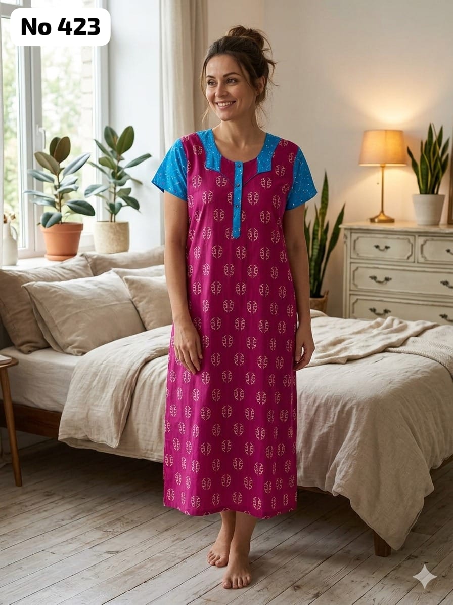 Premium Zip Nighty (No 423)