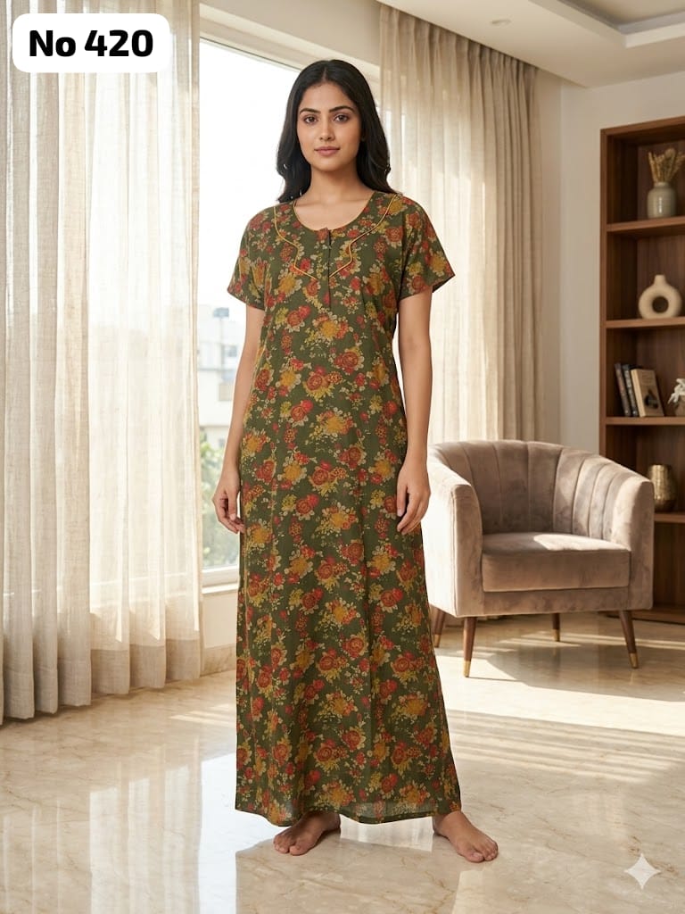 Premium Zip Nighty (No 420)
