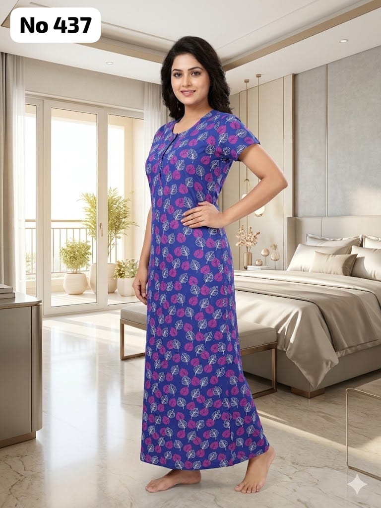 Premium Zip Nighty (No 437)