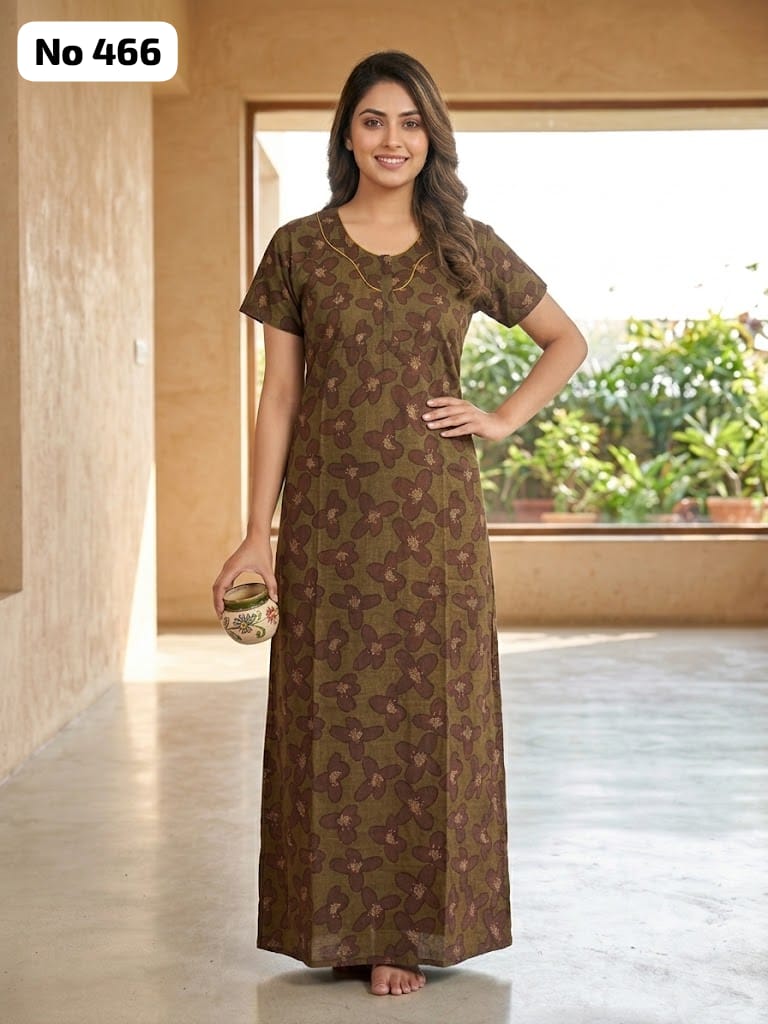 Premium Zip Nighty (No 466)