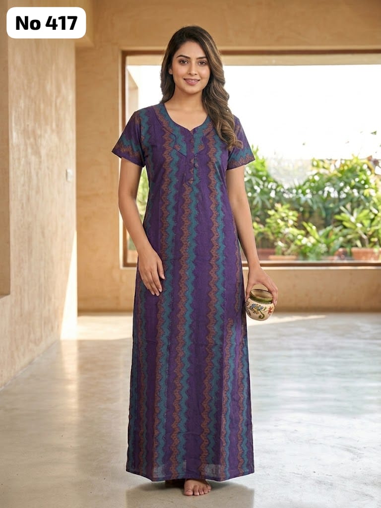 Premium Zip Nighty (No 417)
