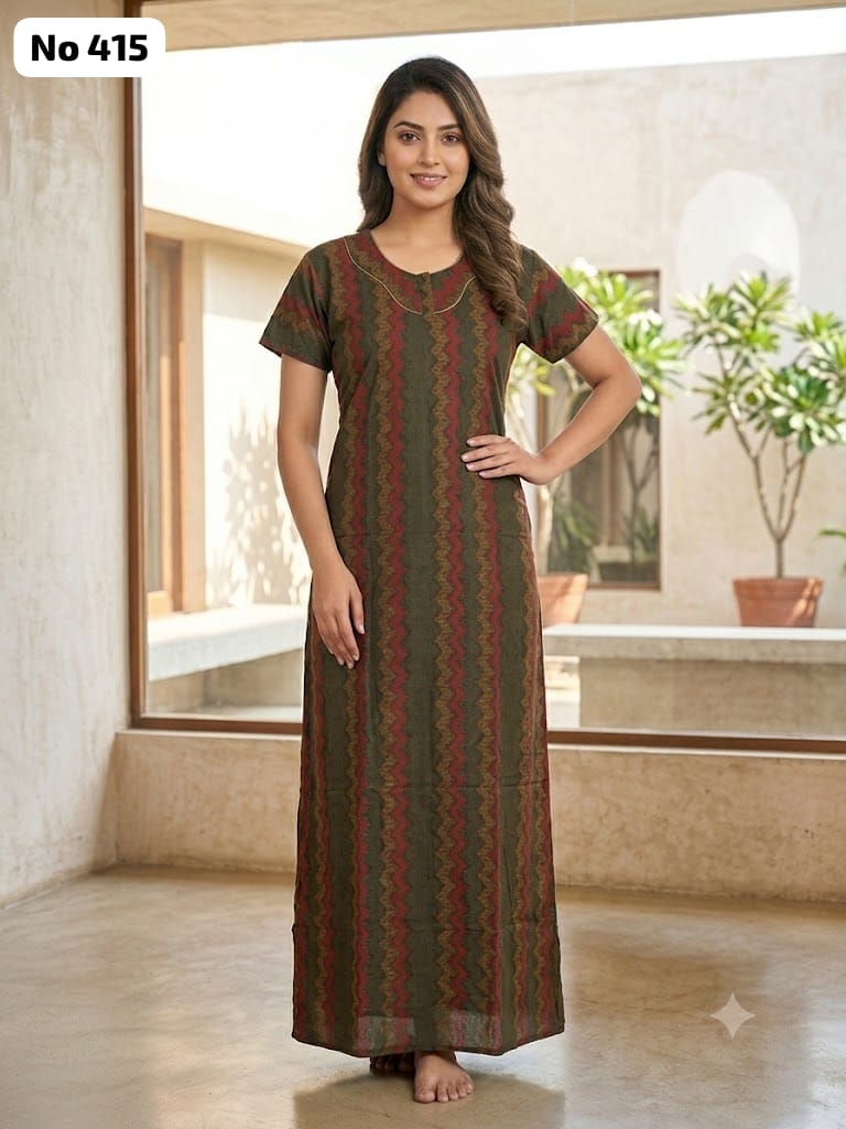 Premium Zip Nighty (No 415)