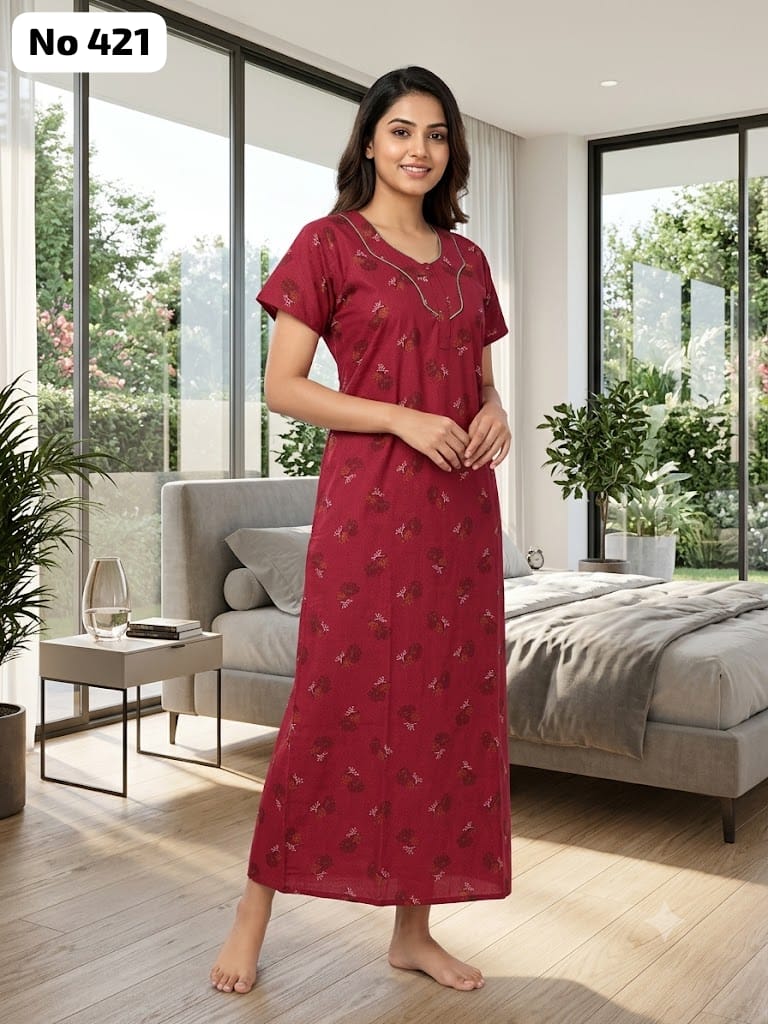 Premium Zip Nighty (No 421)