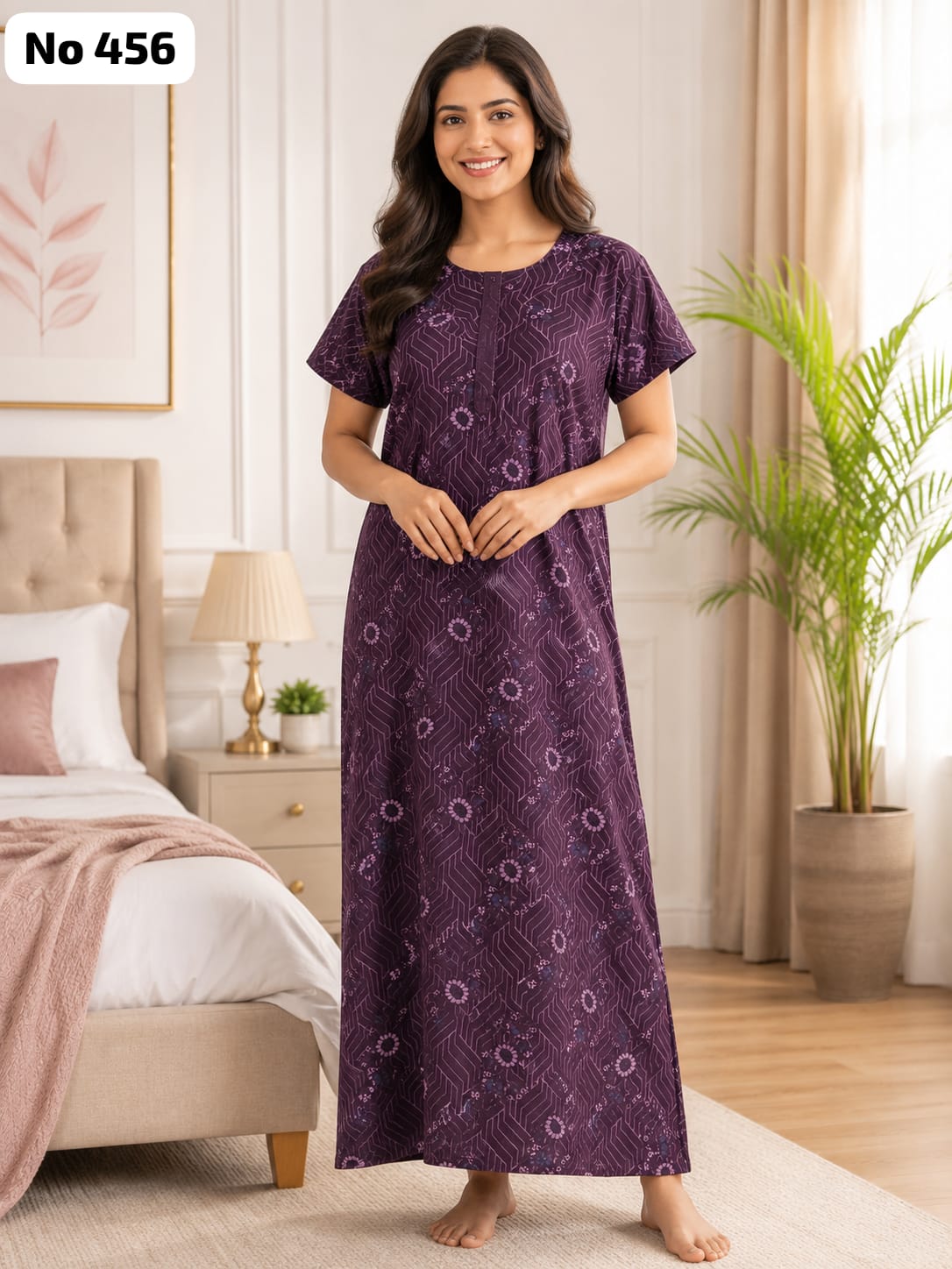 Premium Zip Nighty (No 456)