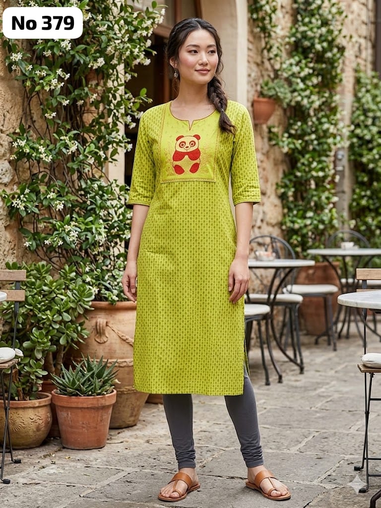 Big Embroidery Kurti (No 379)