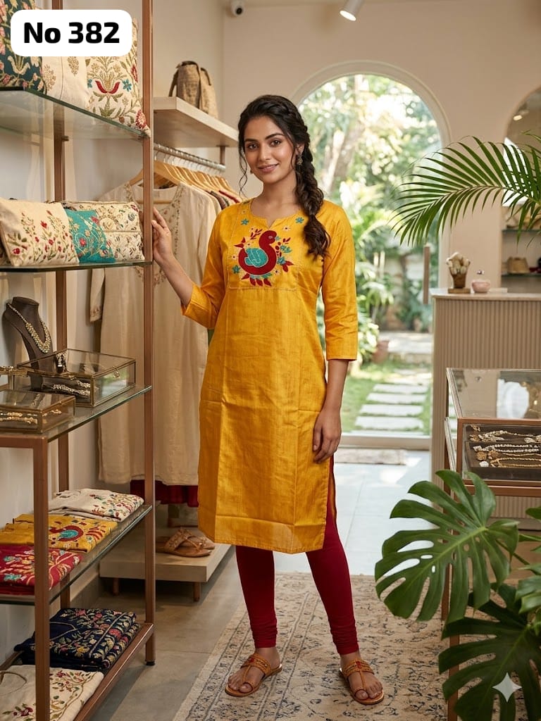 Big Embroidery Kurti (No 382)