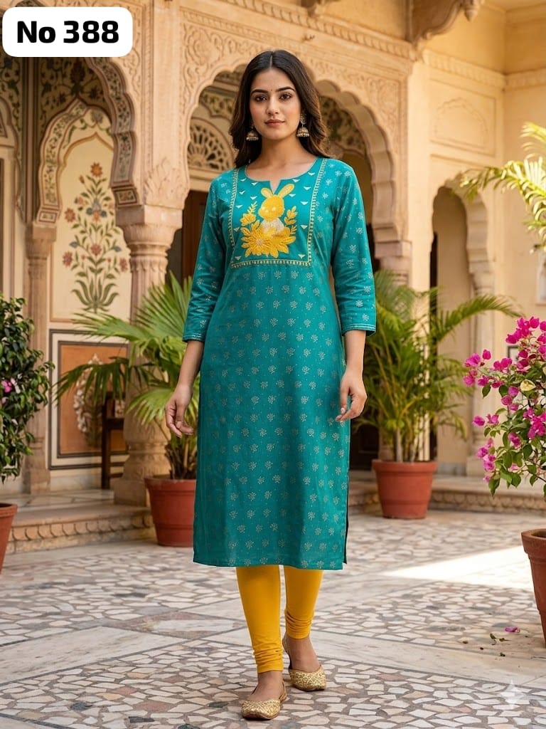 Big Embroidery Kurti (No 388)