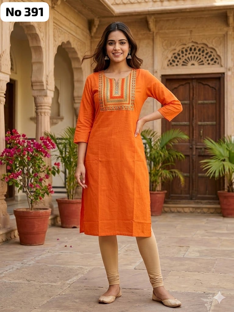 Big Embroidery Kurti (No 391)