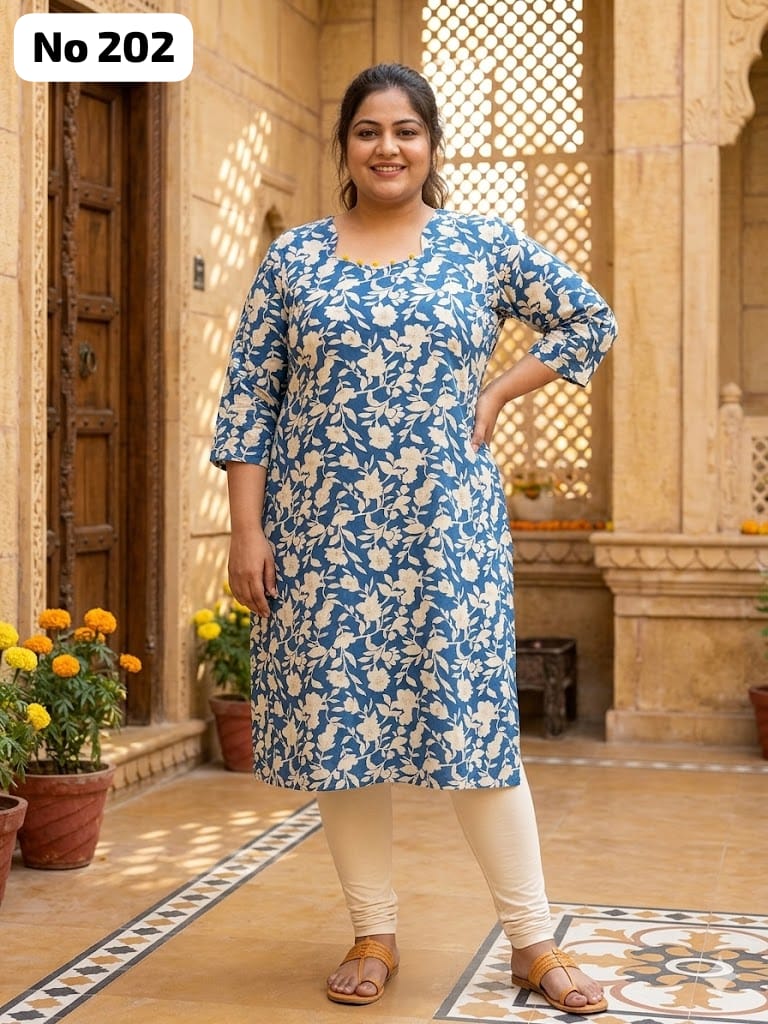 Dailywear Kurti Plus Size (No 202)