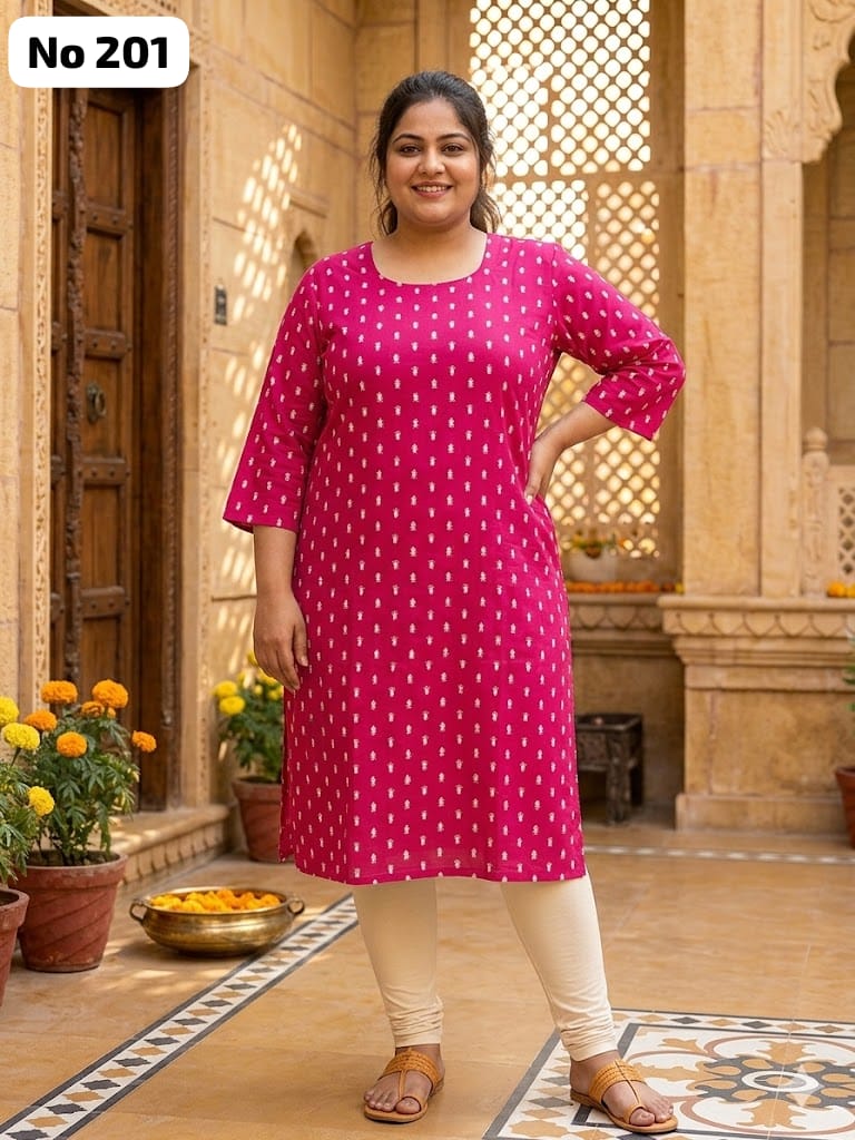 Dailywear Kurti Plus Size (No 201)
