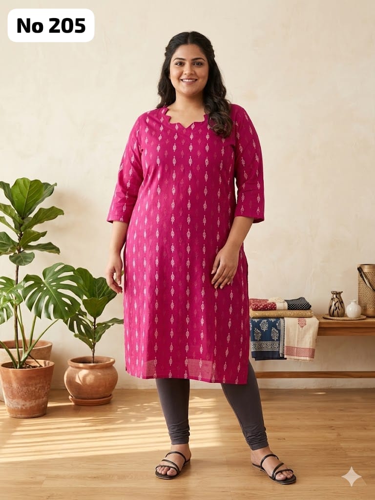 Dailywear Kurti Plus Size (No 205)