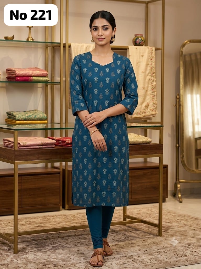 Dailywear Rayon Kurtis (No 221)