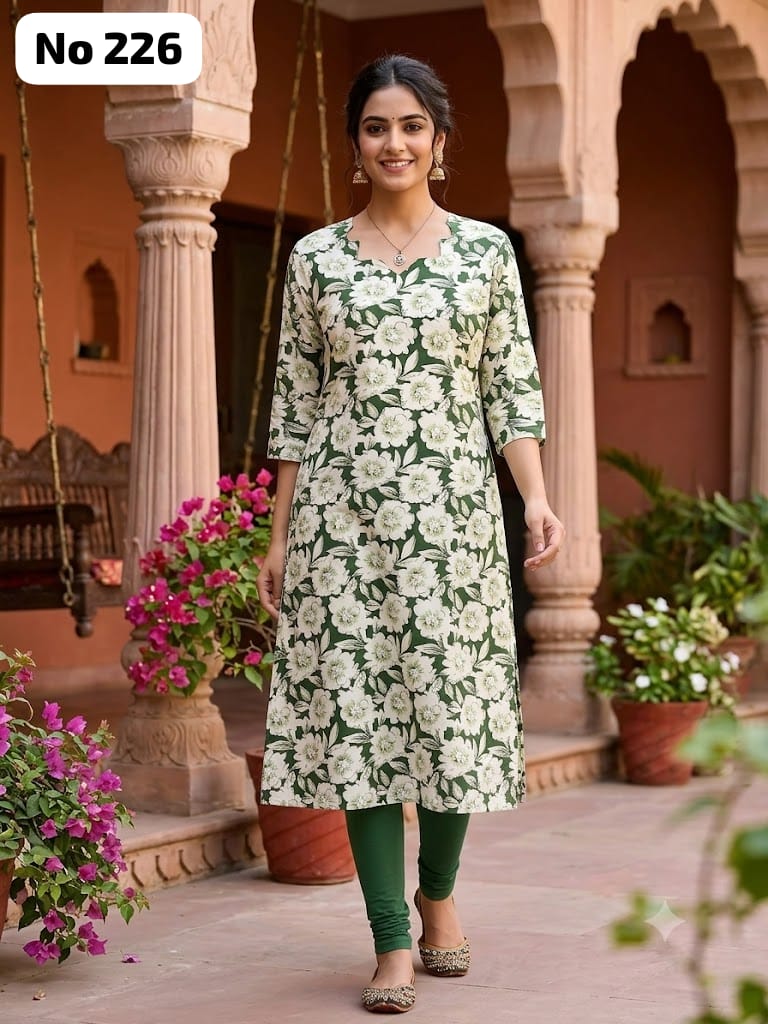 Dailywear Rayon Kurtis (No 226)