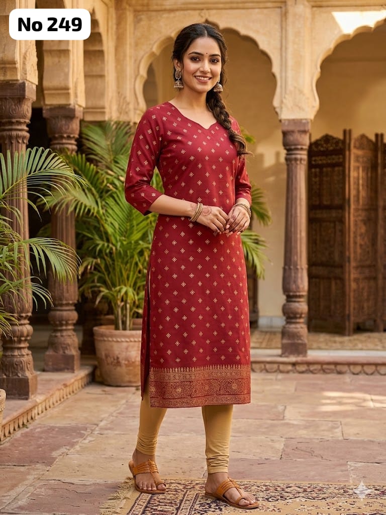 Dailywear Rayon Kurtis (No 249)