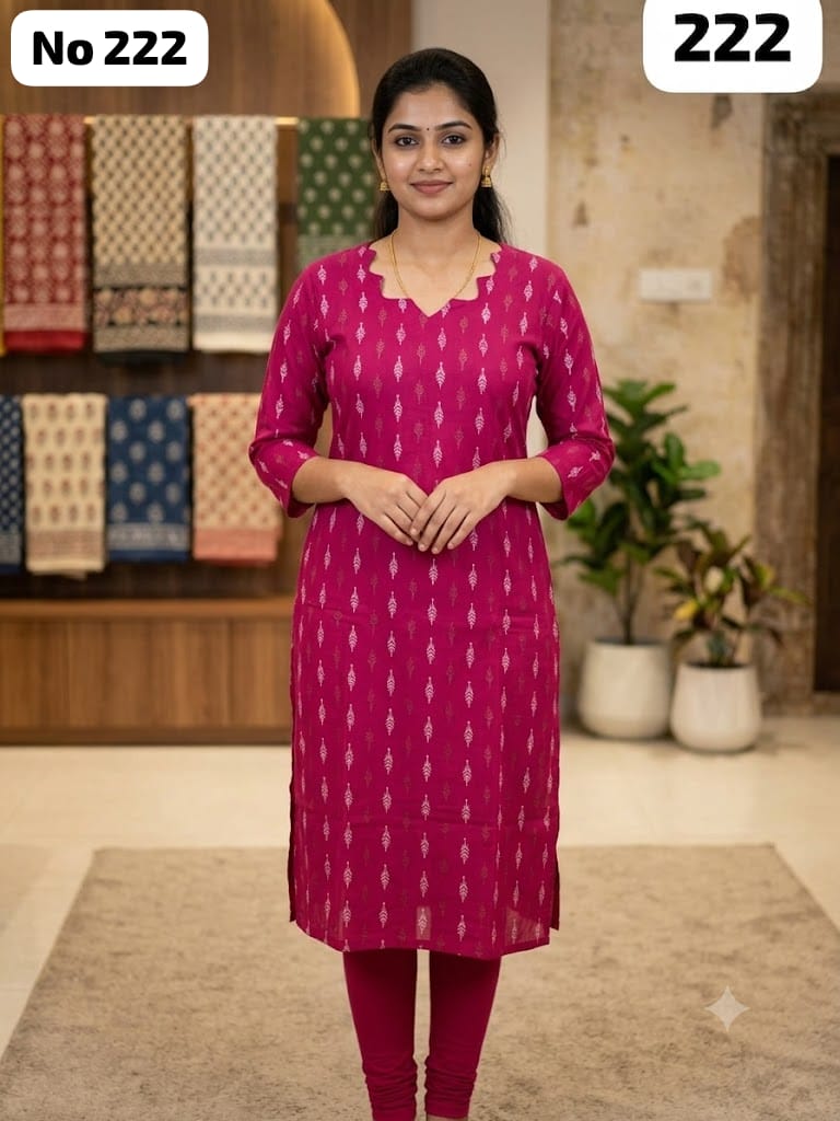 Dailywear Rayon Kurtis (No 222)