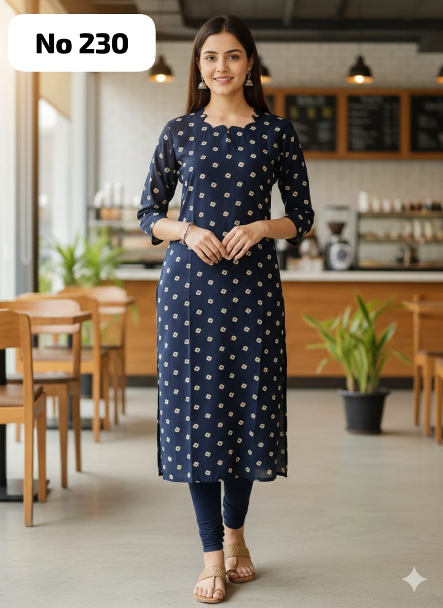 Dailywear Rayon Kurtis (No 230)