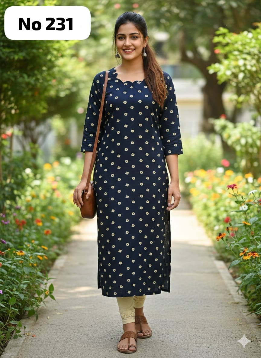 Dailywear Rayon Kurtis (No 231)