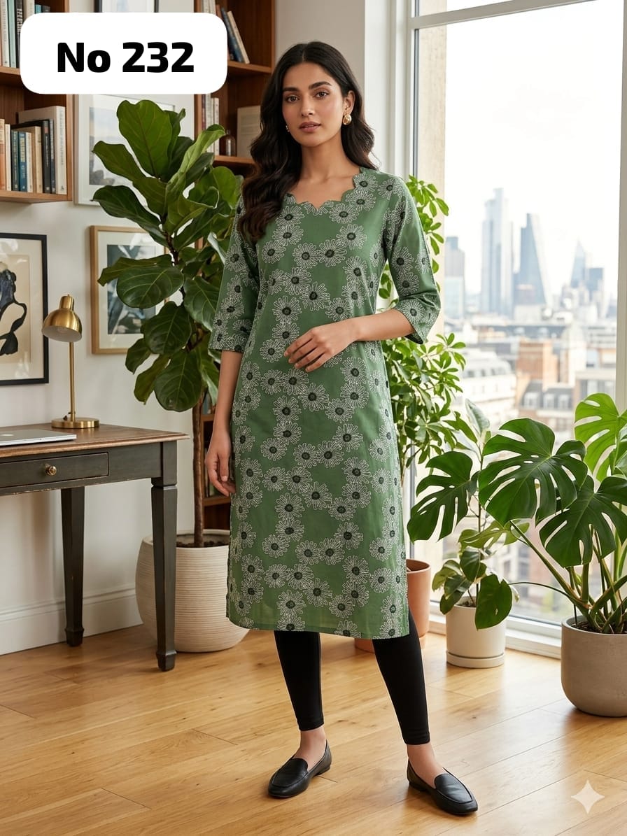 Dailywear Rayon Kurtis (No 232)