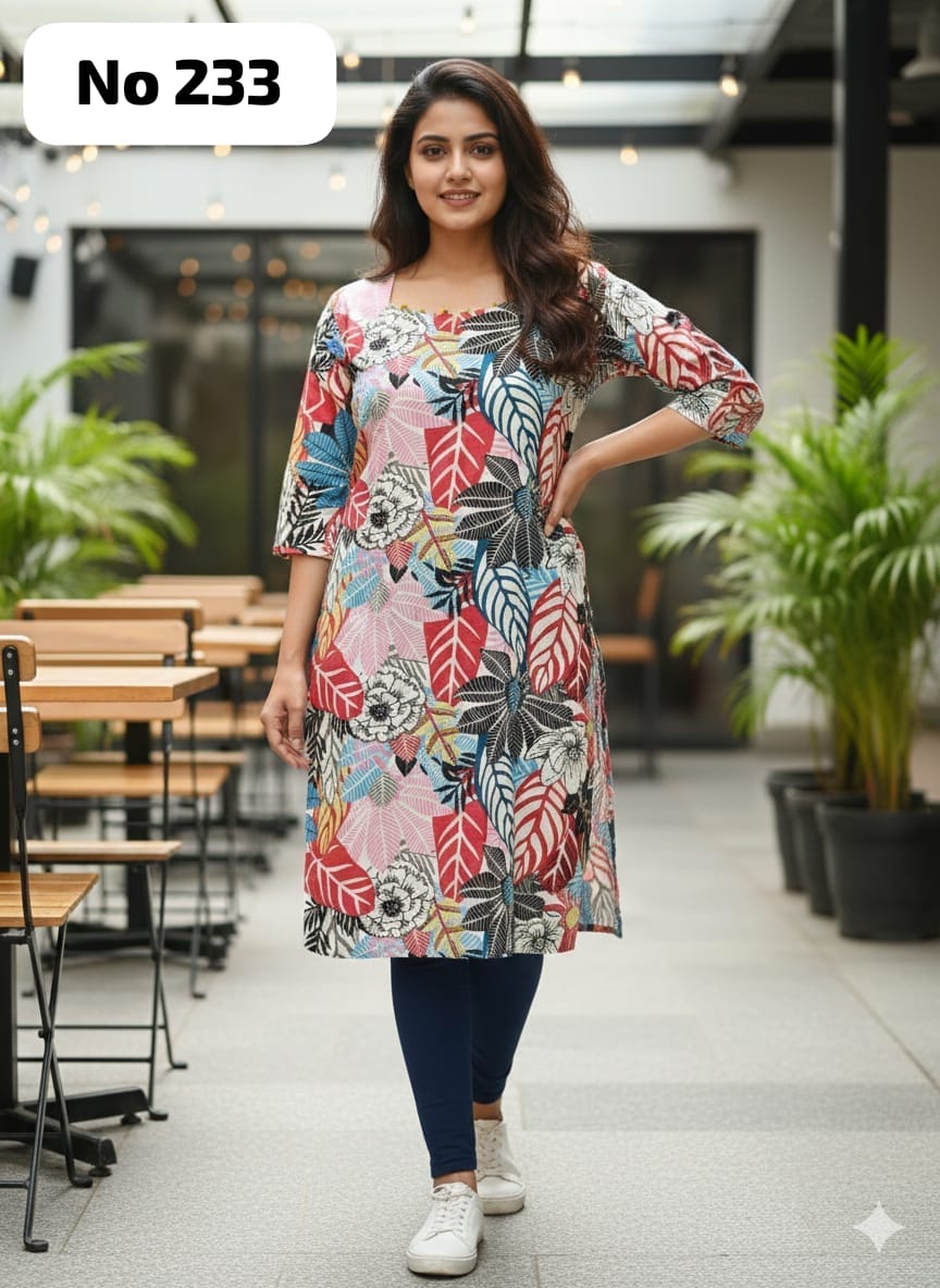 Dailywear Rayon Kurtis (No 233)