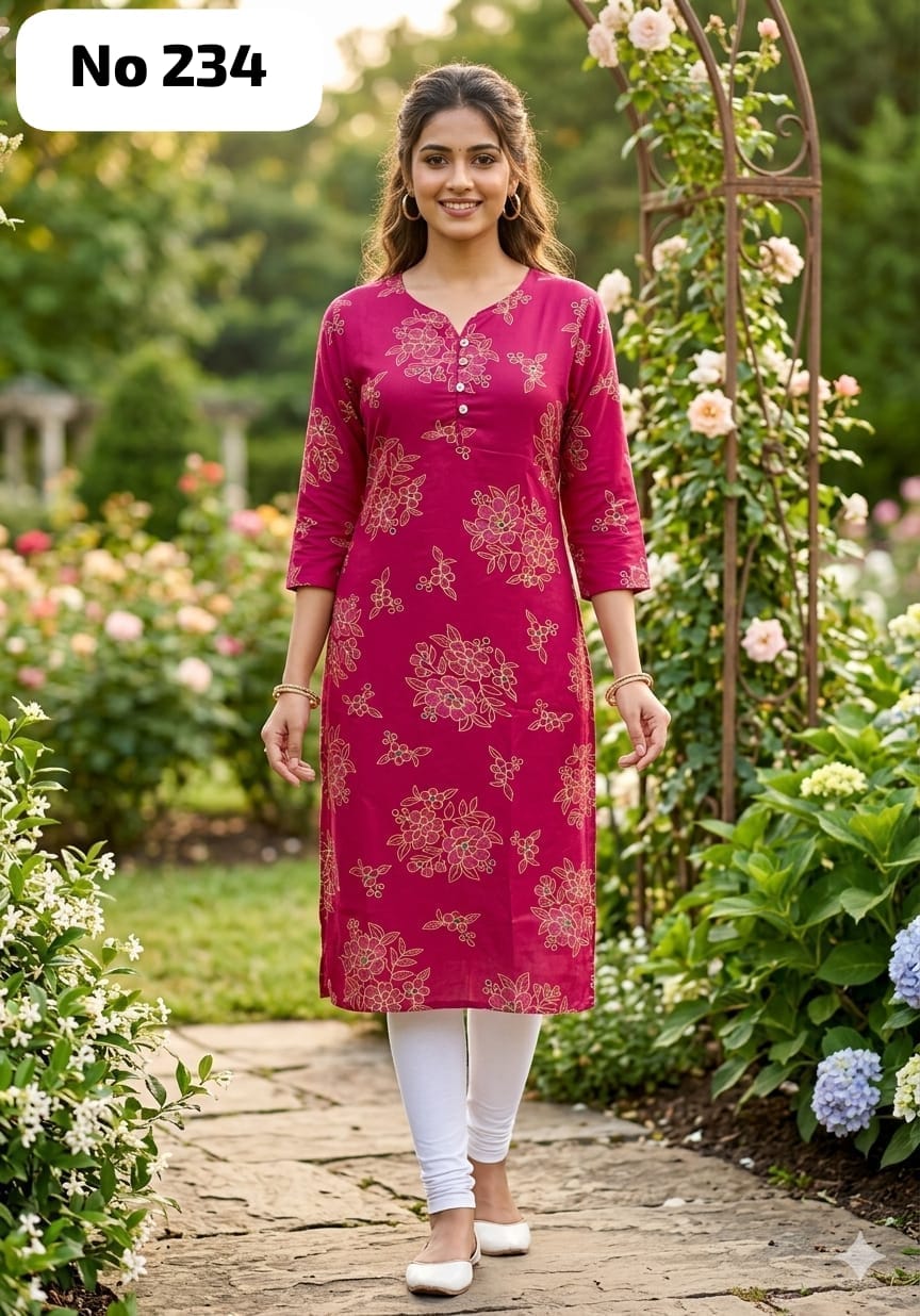 Dailywear Rayon Kurtis (No 234)