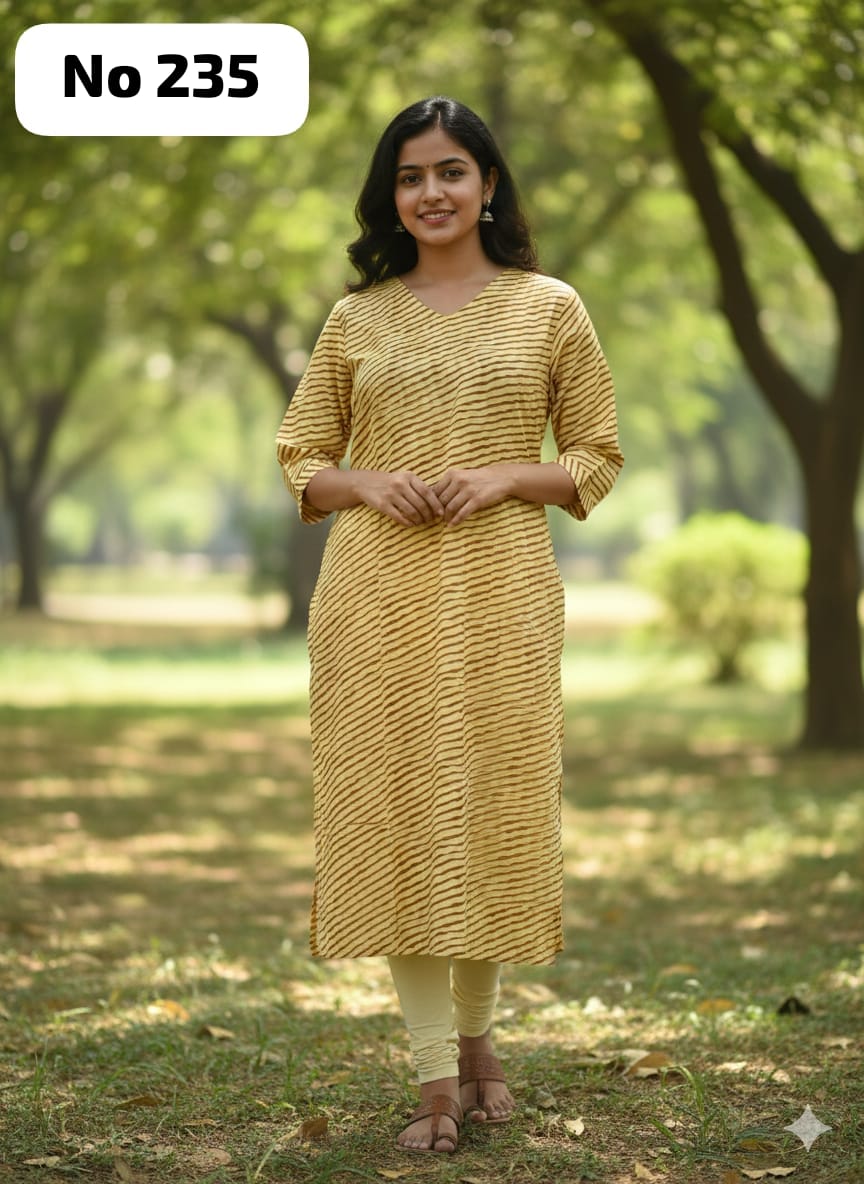 Dailywear Rayon Kurtis (No 235)