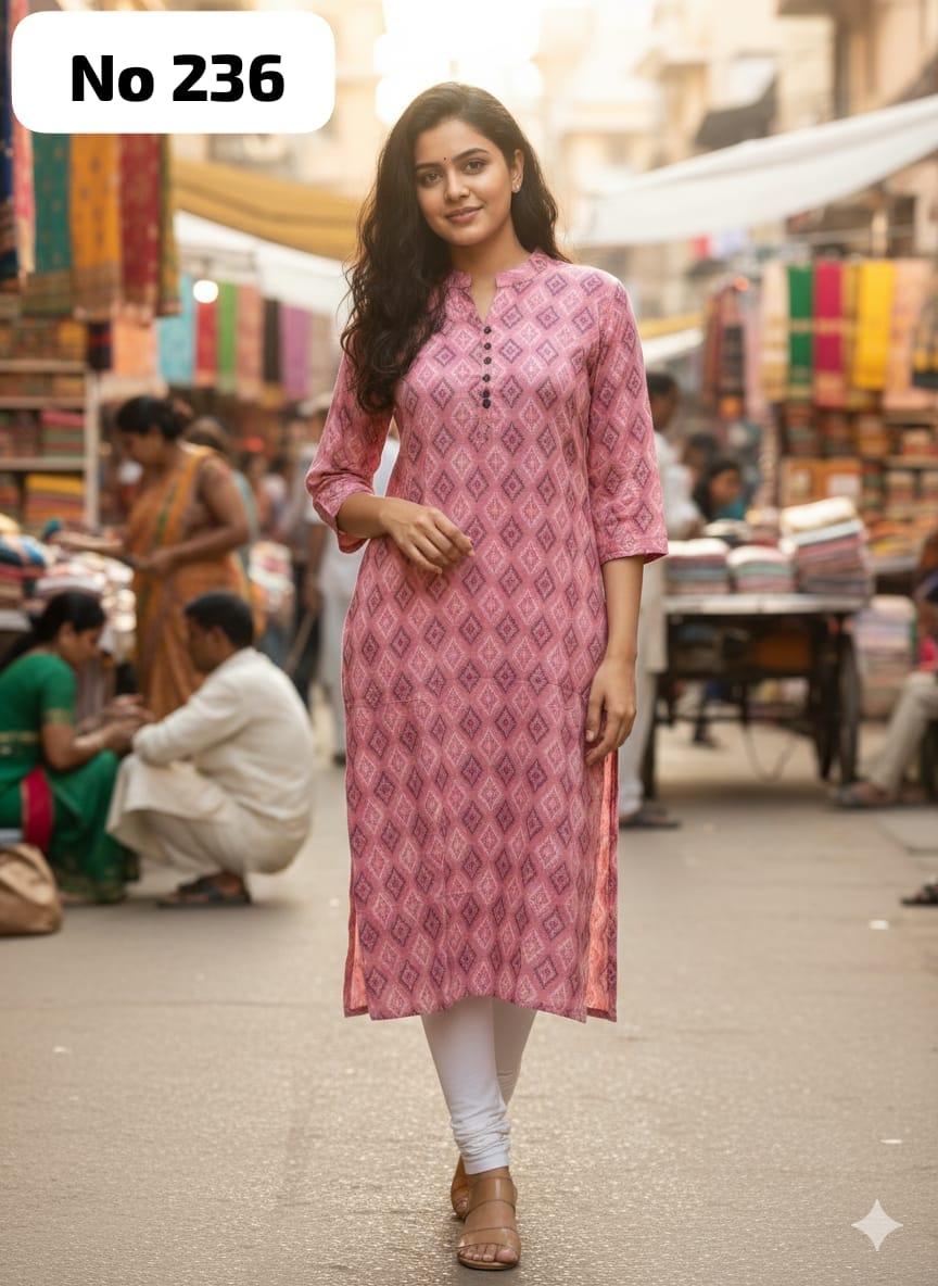 Dailywear Rayon Kurtis (No 236)