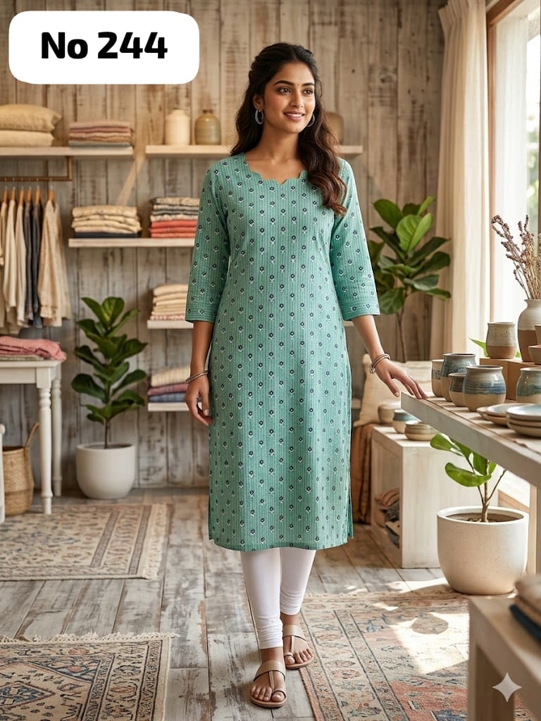 Dailywear Rayon Kurtis (No 244)