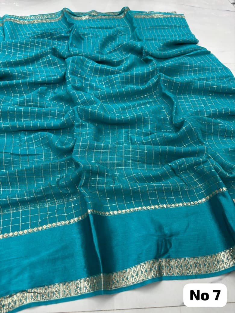 Original Viscose Georgette Saree (No 7)
