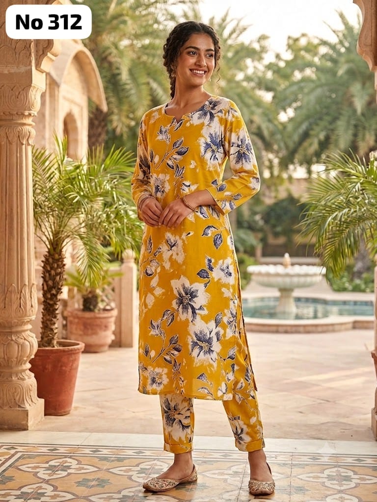 Rayon Co-ord Set (No 312)