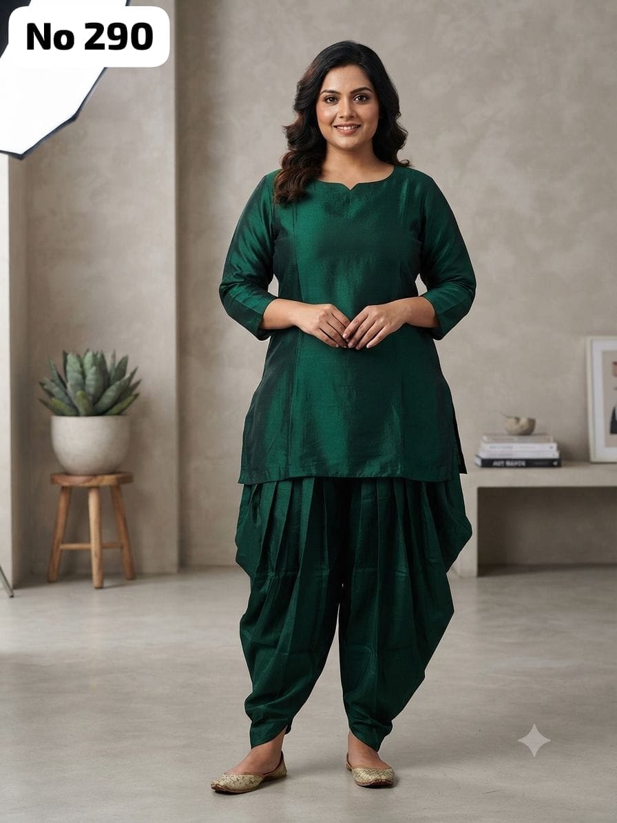 Stylish Shimmer Punjabi Style Co-ords (No 290)