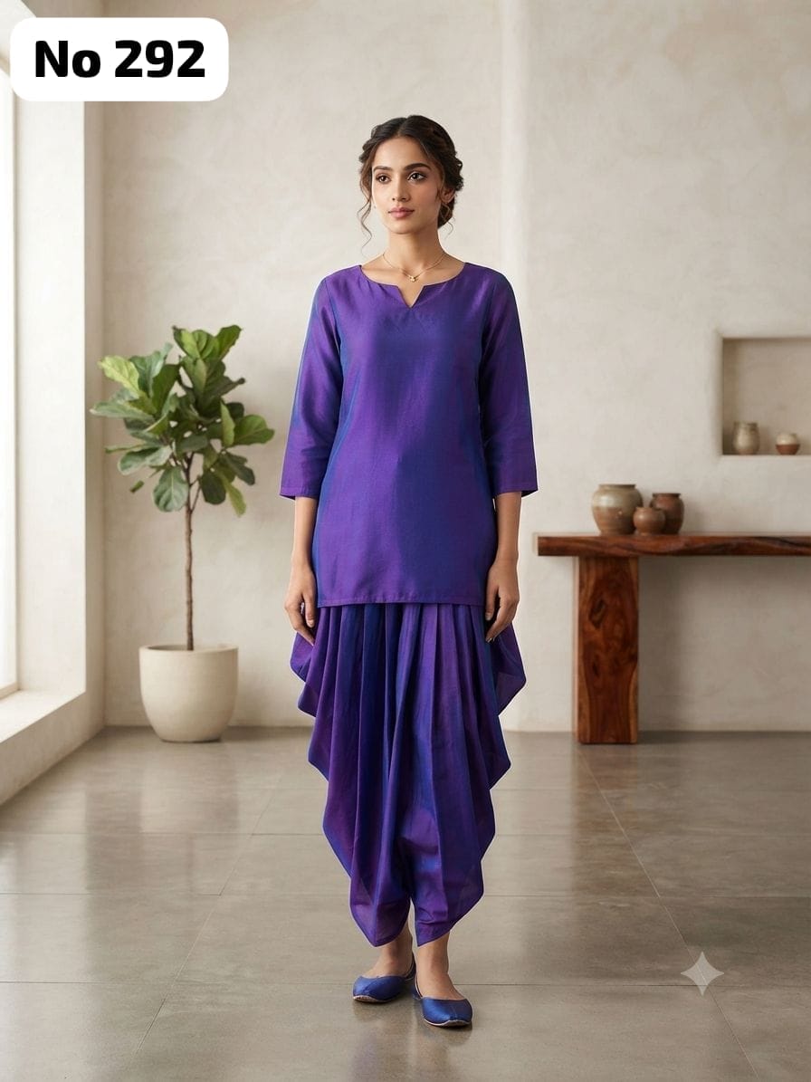 Stylish Shimmer Punjabi Style Co-ords (No 292)