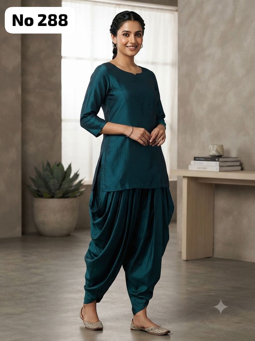 Stylish Shimmer Punjabi Style Co-ords (No 288)