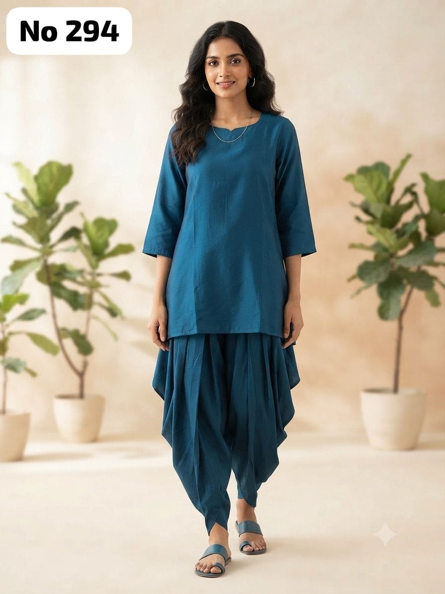 Stylish Shimmer Punjabi Style Co-ords (No 294)