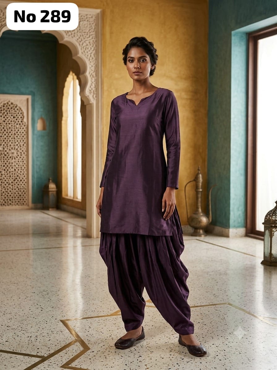 Stylish Shimmer Punjabi Style Co-ords (No 289)
