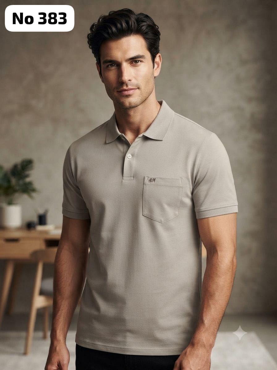 Cotton Lycra Branded T-Shirts (No 383)