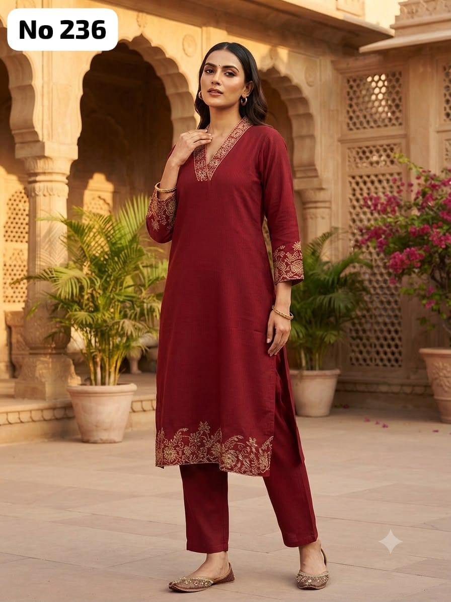 Embroidery Vertican Co-ords (No 236)