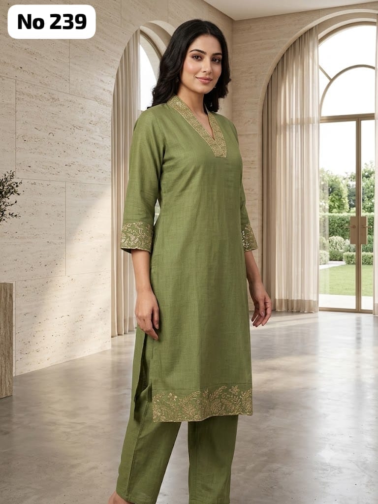 Embroidery Vertican Co-ords (No 239)