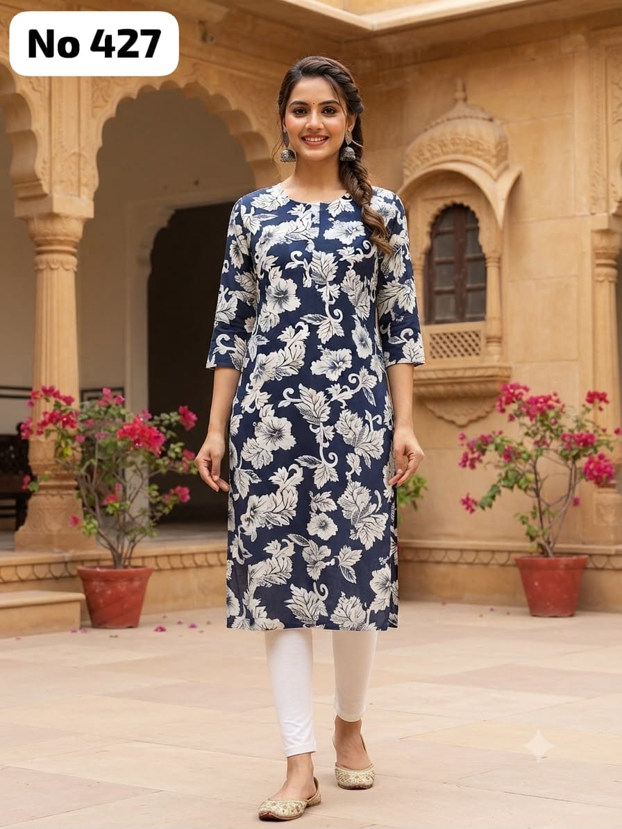 Dailywear Rayon Kurtis (No 427)