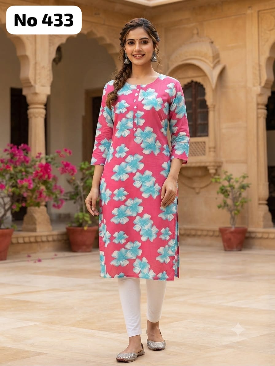 Dailywear Rayon Kurtis (No 433)