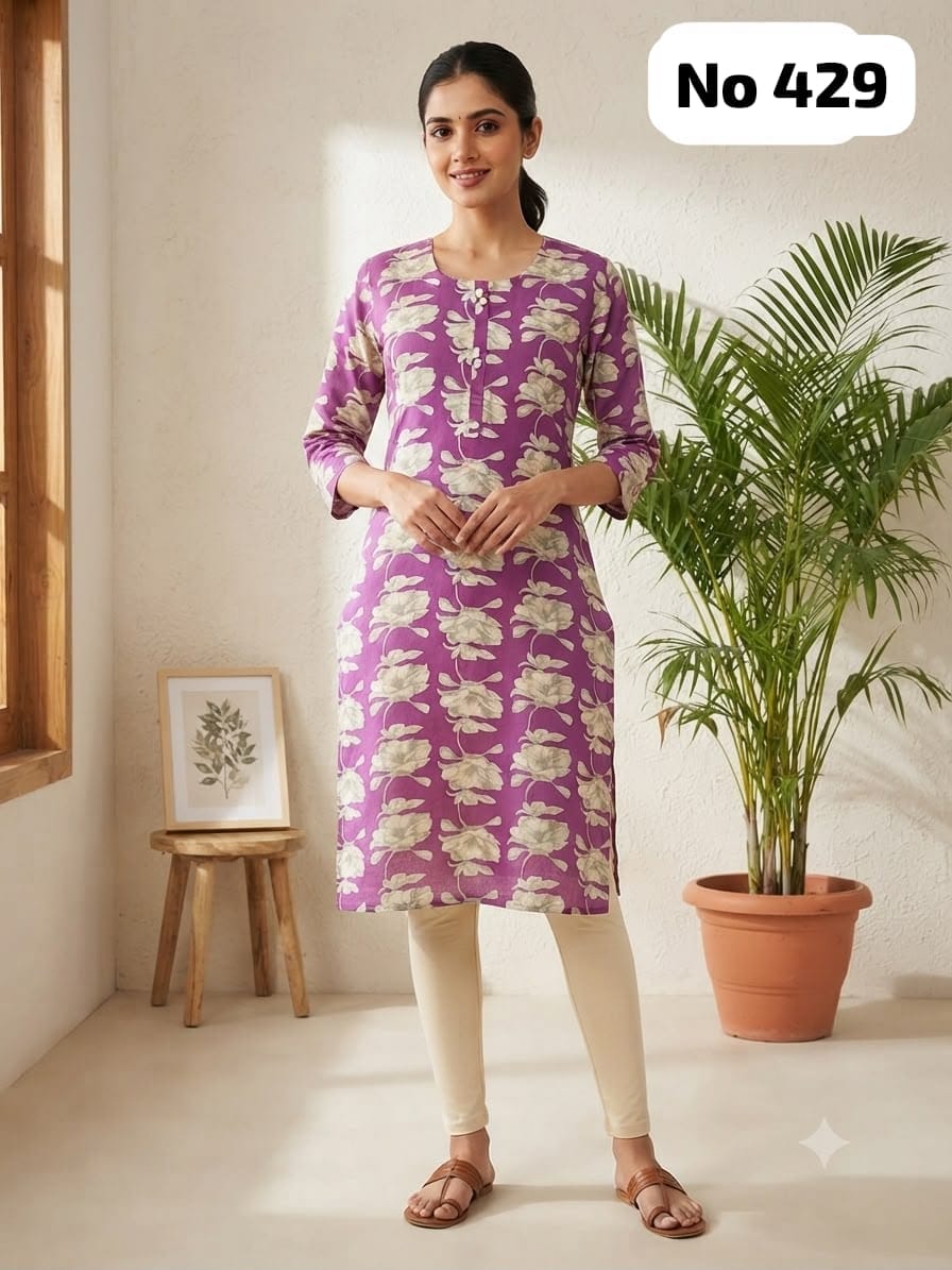 Dailywear Rayon Kurtis (No 429)
