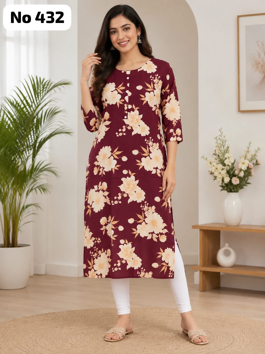Dailywear Rayon Kurtis (No 432)